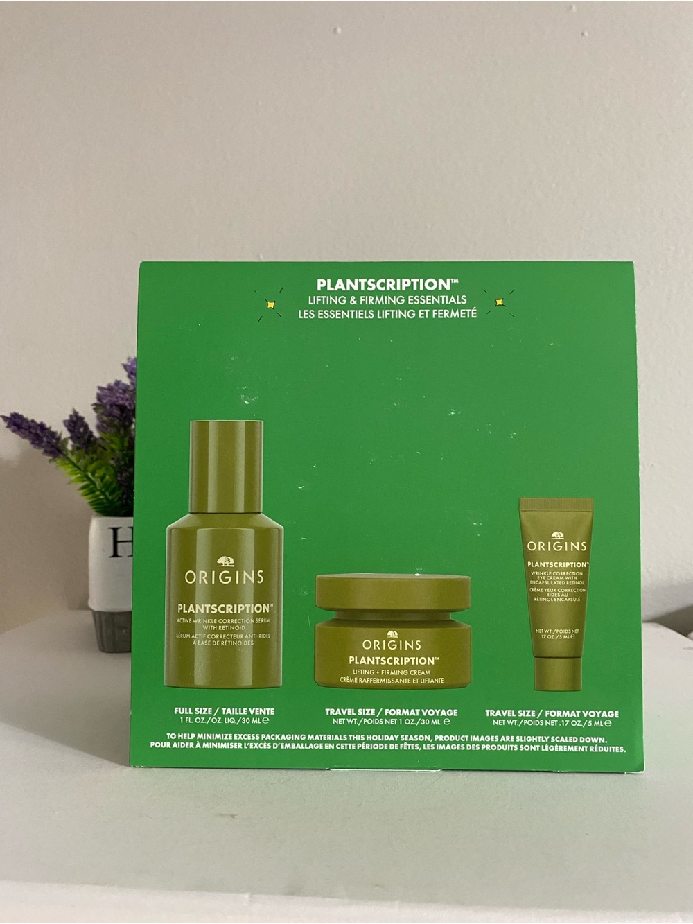 Origins Plantscription Lifting & Firming Essentials Set, Serum+Cream+Eye Cream